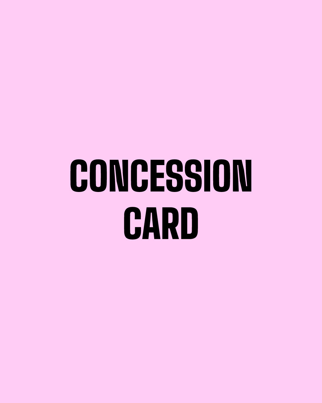 Concession Card