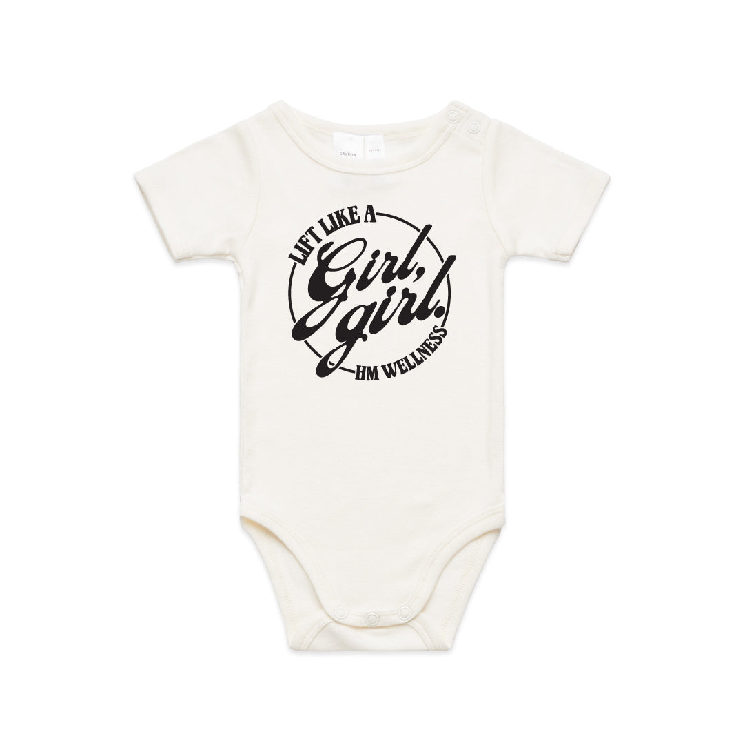 Lift Like a Girl, Girl — Infant One-Piece