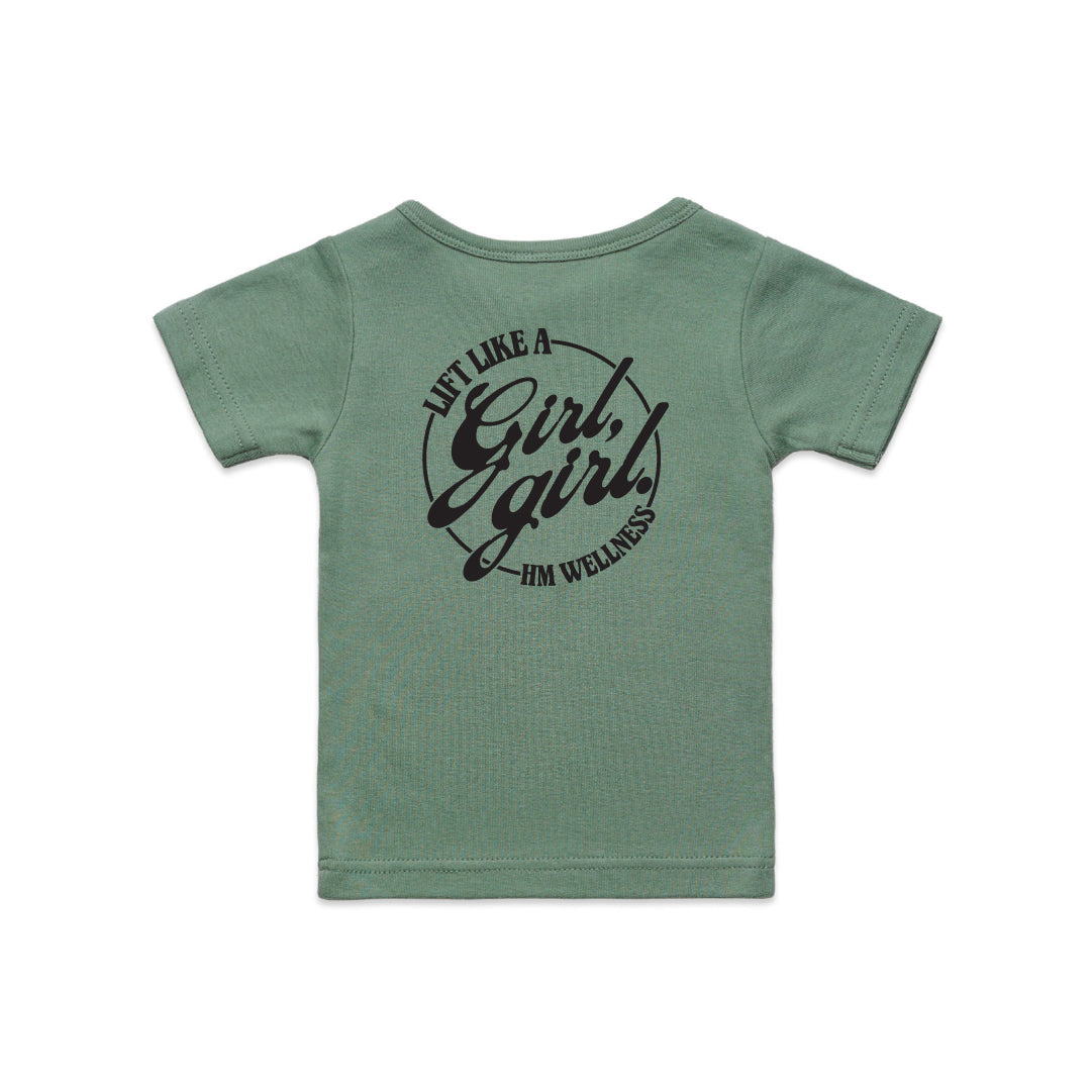 Lift Like a Girl, Girl — Infant Wee Tee
